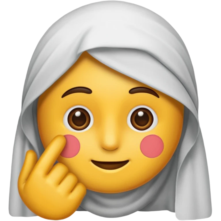 آبی گل emoji