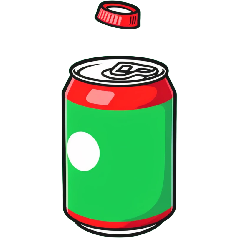 red soda can emoji