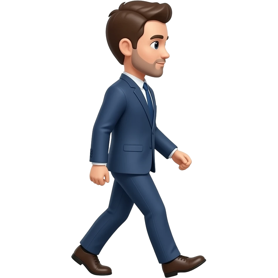 man who walks slow emoji