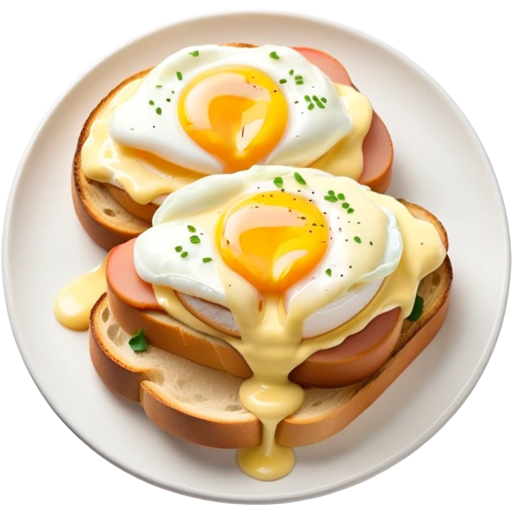 eggs benedict on sourdough bread emoji