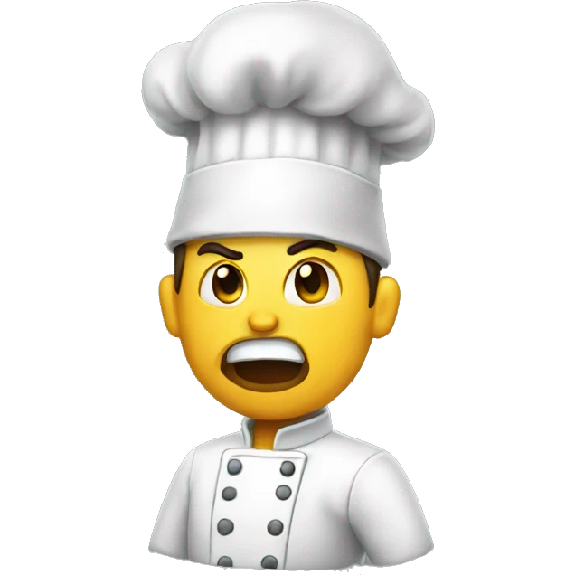 angry chef emoji