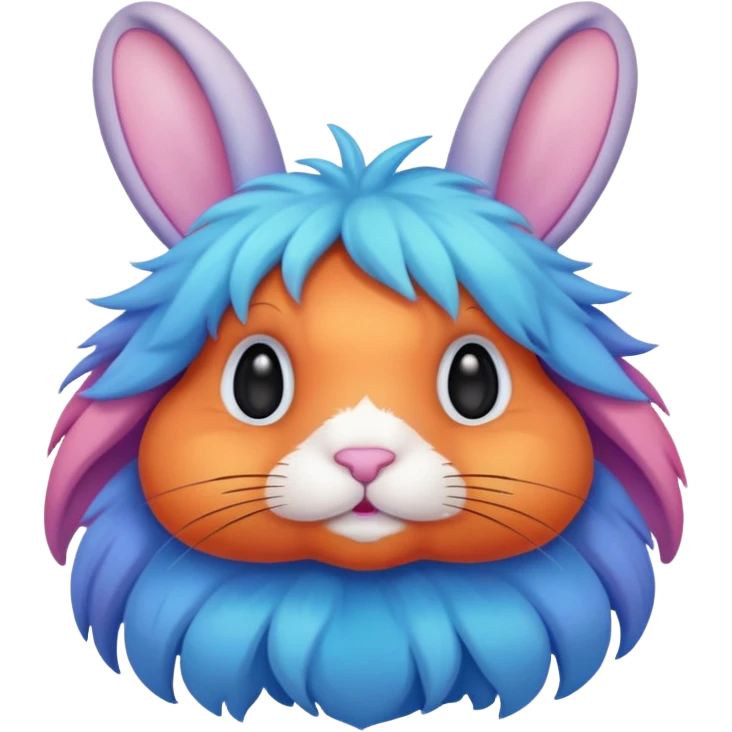 colorful rabbit  emoji
