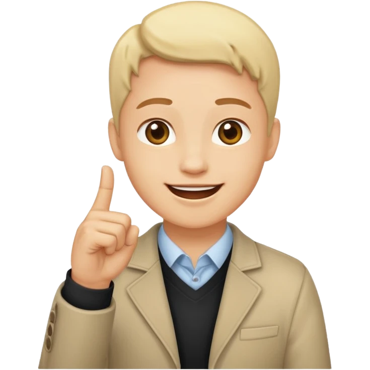 Full face qui applaudit avec ces doigt (index et le pouce ) emoji