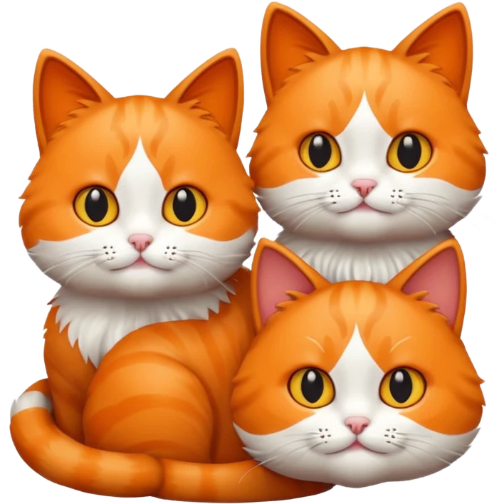 3 cats emoji