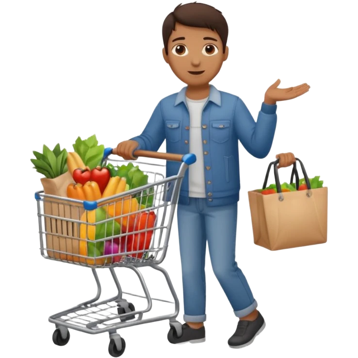 grocery shopping emoji