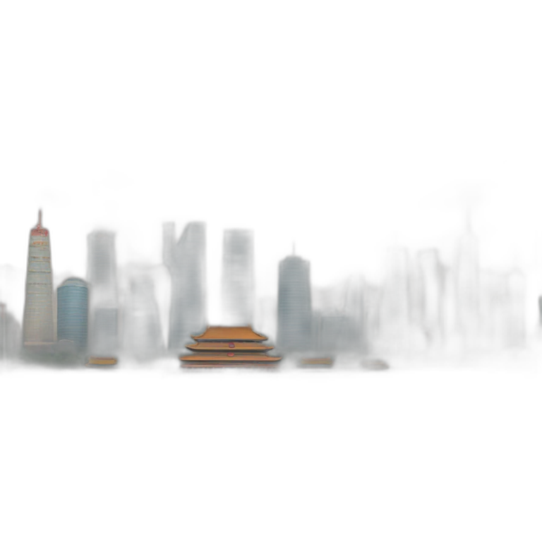 beijing skyline emoji