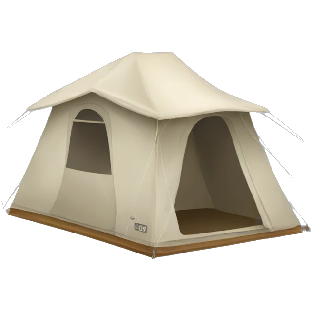 Rooftop tent emoji