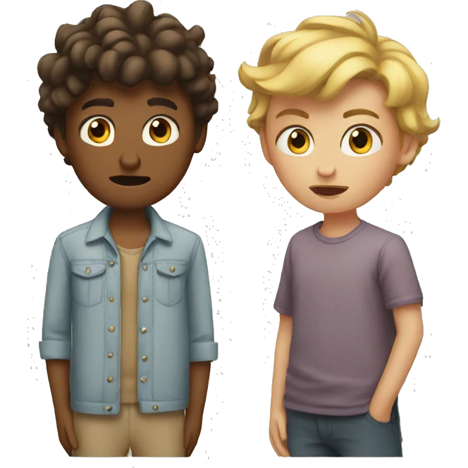 one blaming another emoji