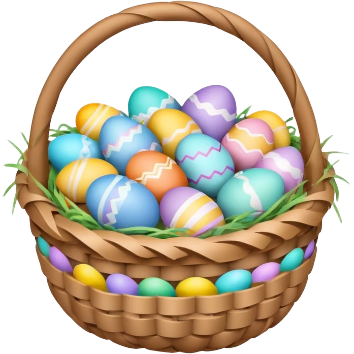 easter egg basket emoji