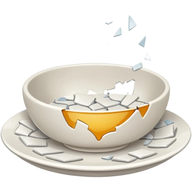 generate an emoji a broken dish emoji