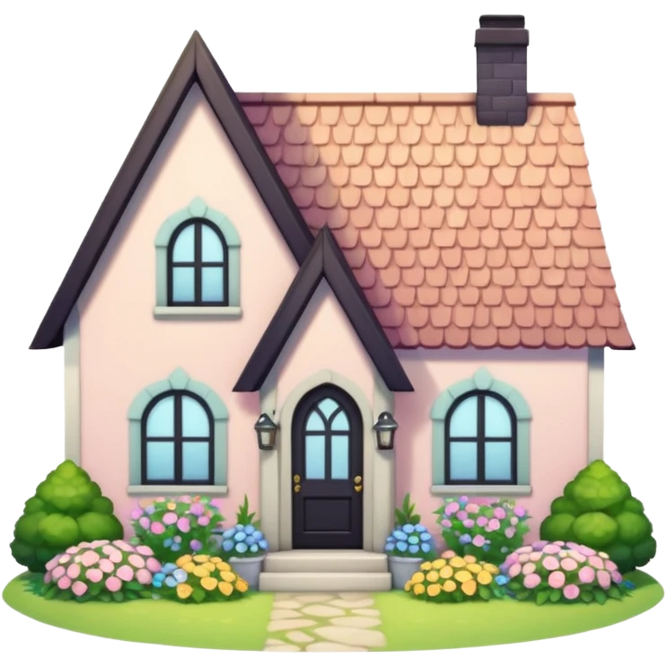 A cottage-core interpretation of the Sims 4 logo emoji
