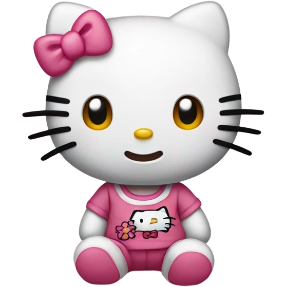 Chill hello kitty emoji