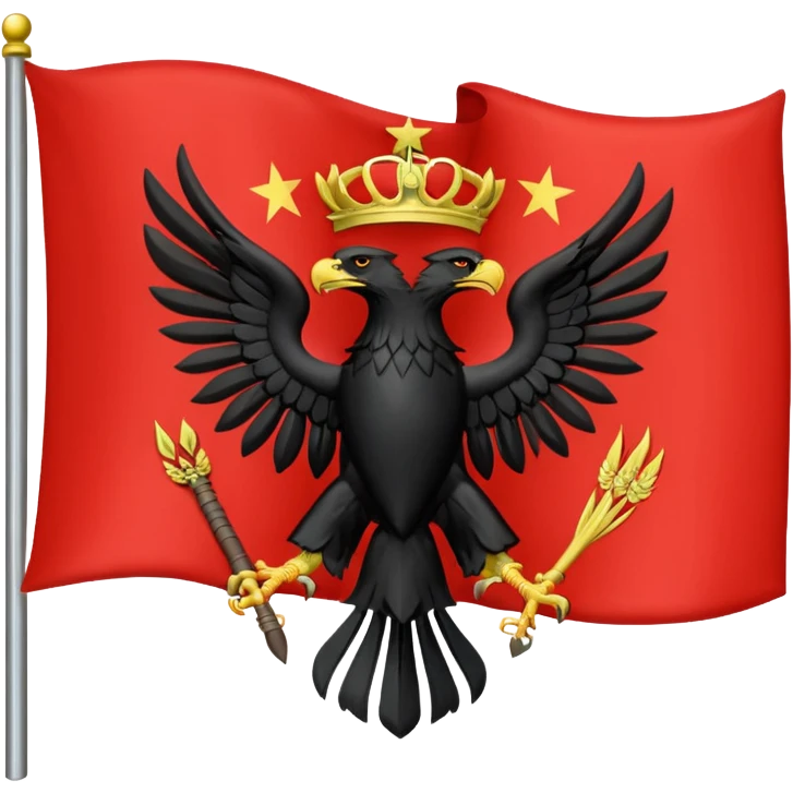 Flag emoji of 1992 dardania flag emoji