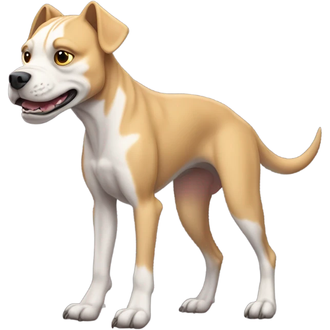 Velociraptor pit bull dog emoji