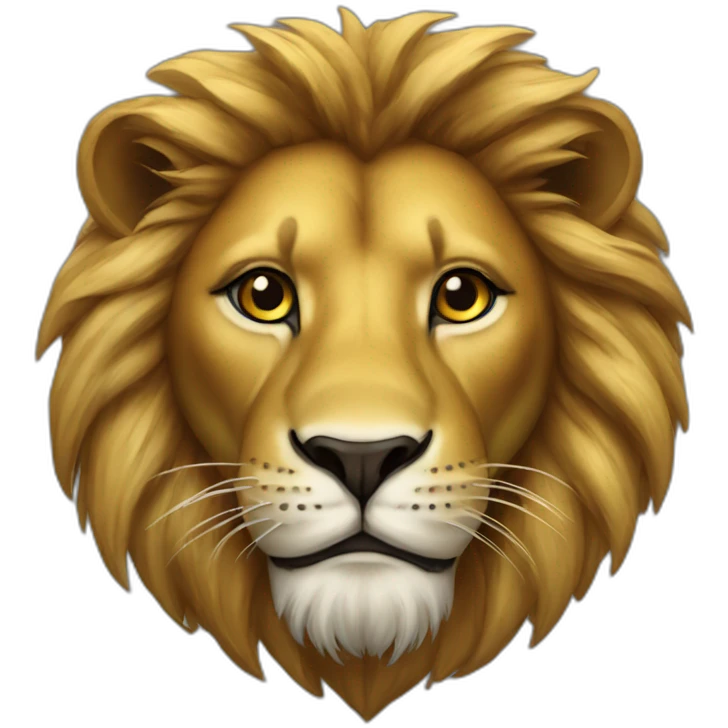 Lion en emoji du drapeau de cameroune emoji