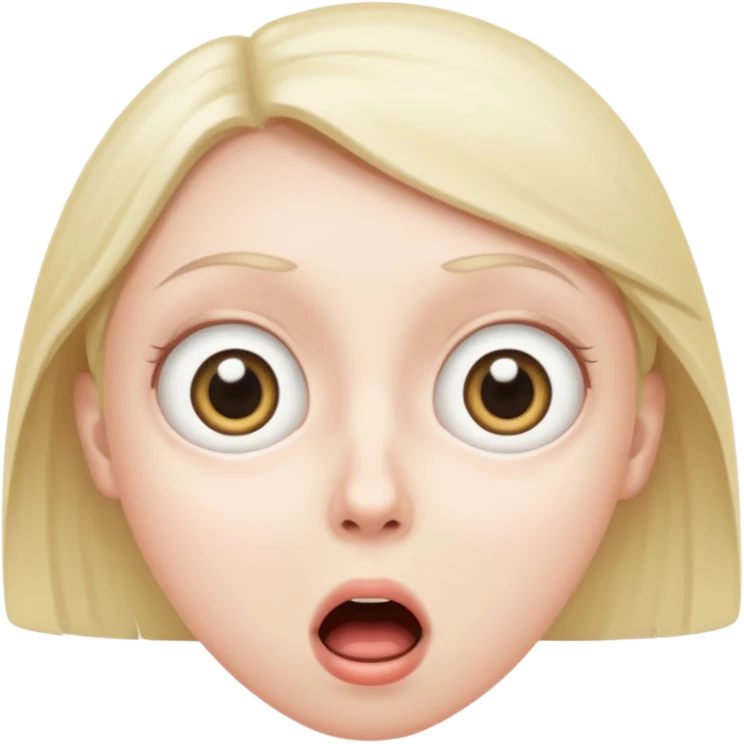 surprised face emoji