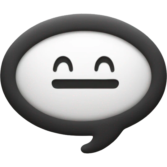 text bubble with the word inside it spelling dafuq emoji