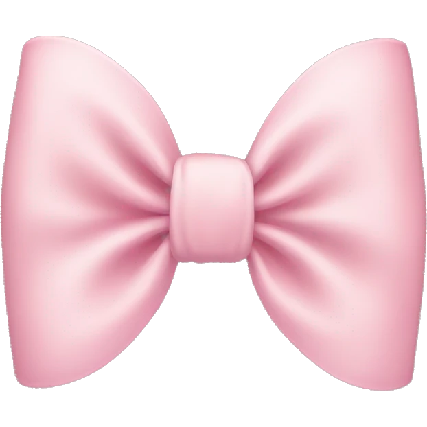 light pink bow emoji