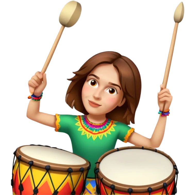 Festive Drummer emoji