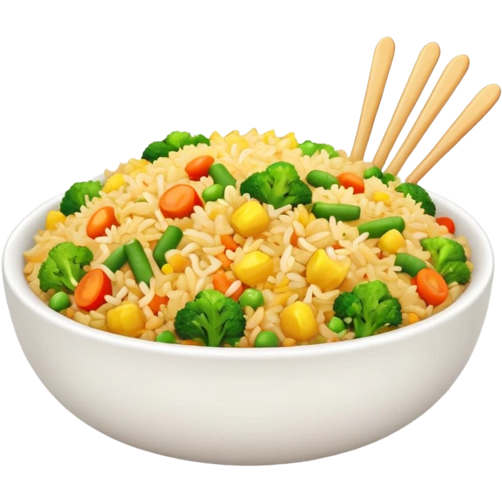 food fried rice emoji