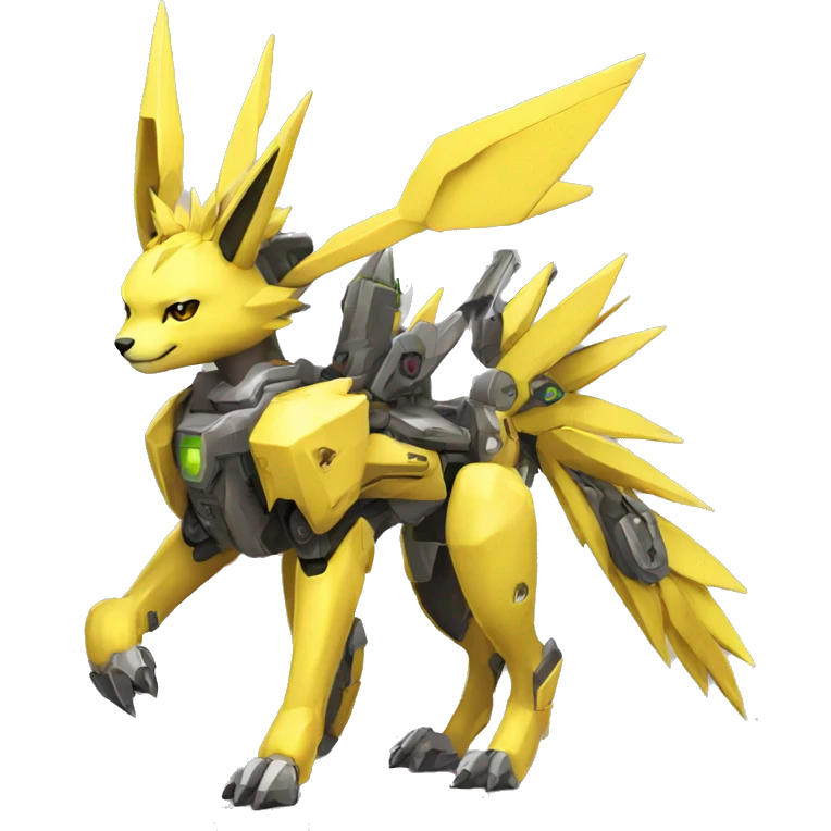 Jolteon-mecha full body emoji