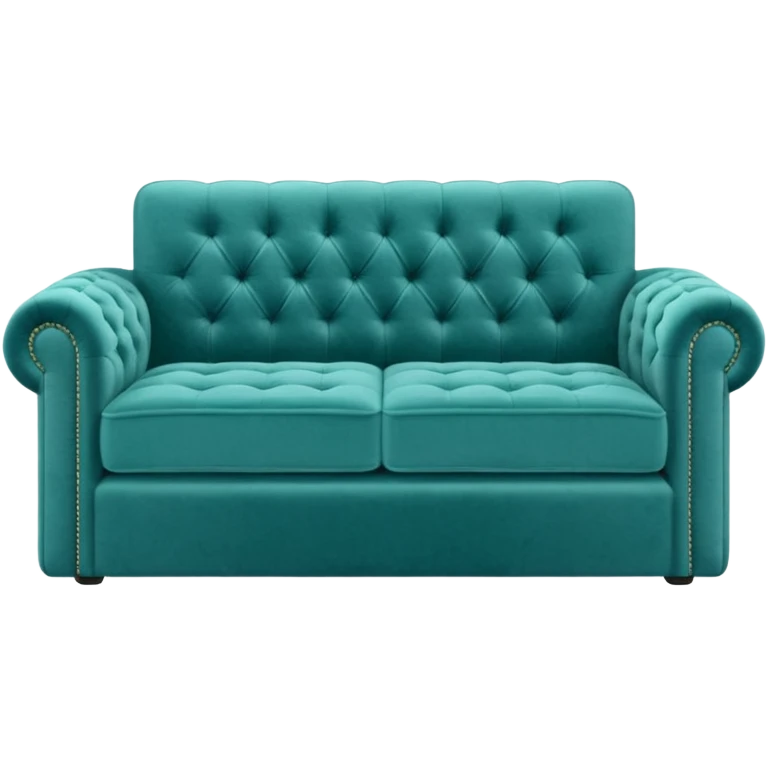 Long square teal couch emoji