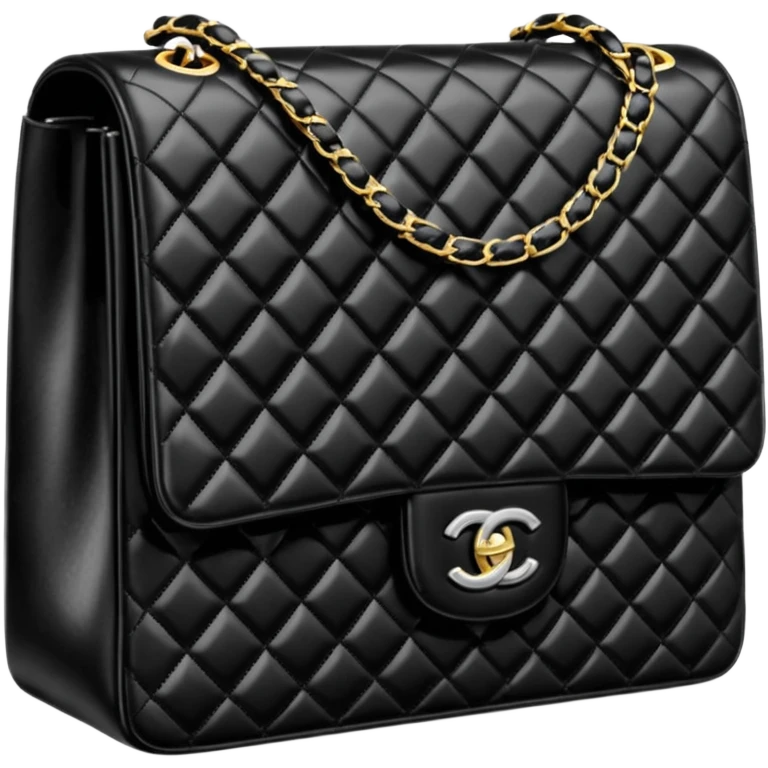 Chanel Diamonds are forever classic bag emoji