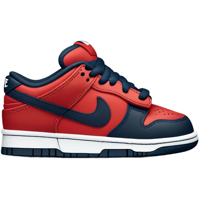 Nike Dunk Low Red/White/Obsidian emoji
