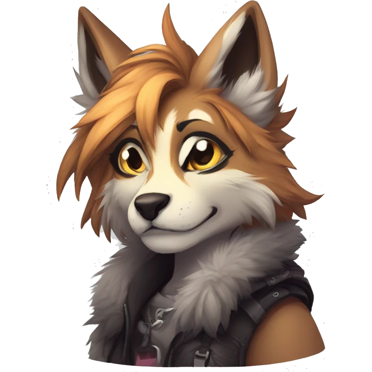 Edgy anthro furry by Falvie, LiLaiRa, griffsnuff, AngieWolf emoji