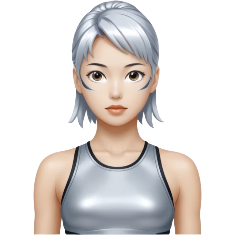 Russian sport glory silver sorayama emoji