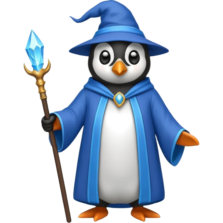 Penguin Wizard emoji