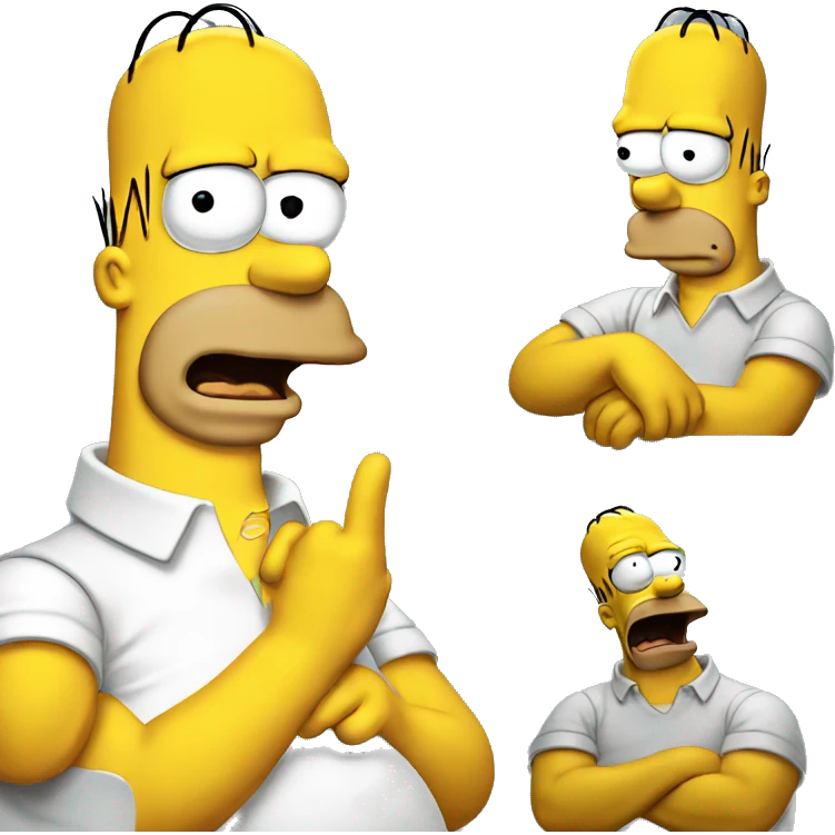 confused homer simpson emoji