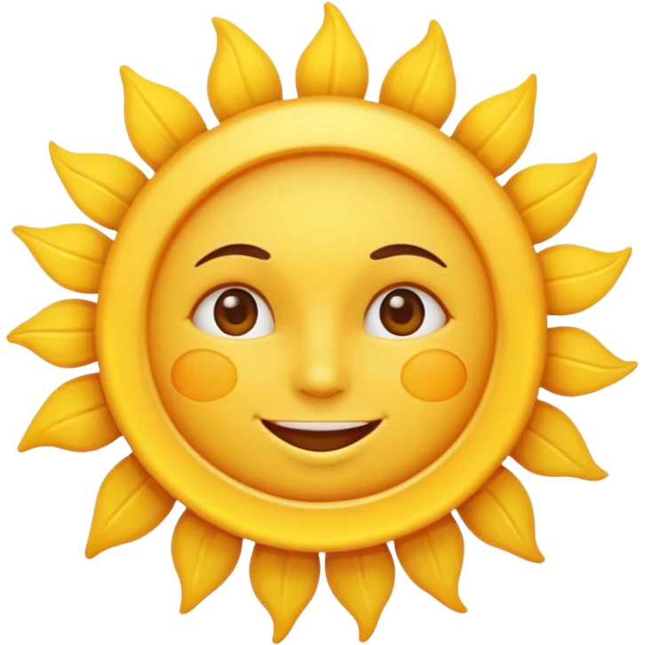 sun face emoji emoji