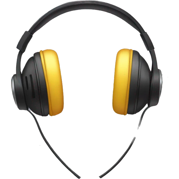 Headphones with bows  emoji