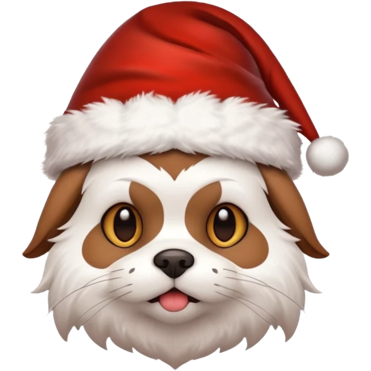 mogwai with a santa hat emoji