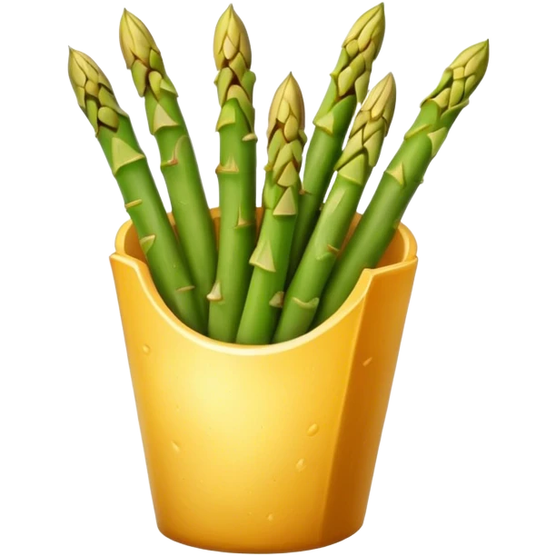 Fries and asparagus  emoji