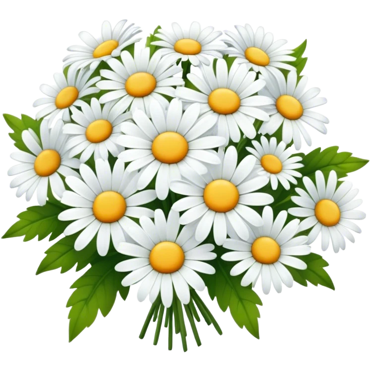 bouquet of daisies emoji