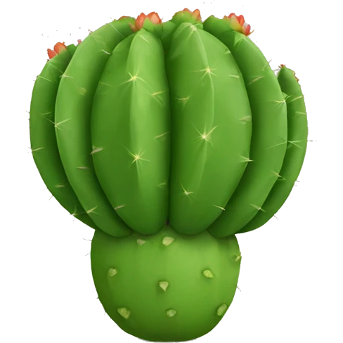 round Nopal emoji