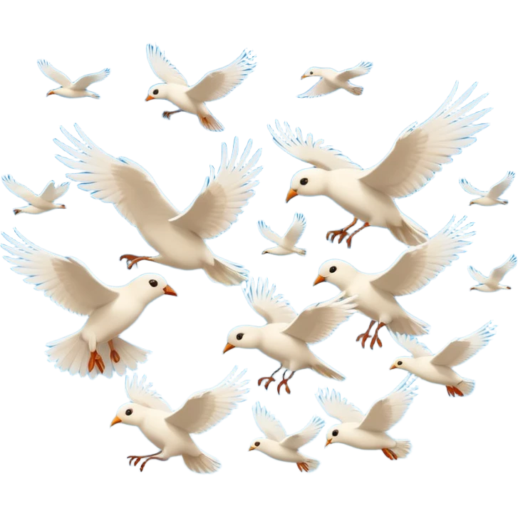 birds emoji