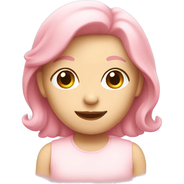 light pink emoji