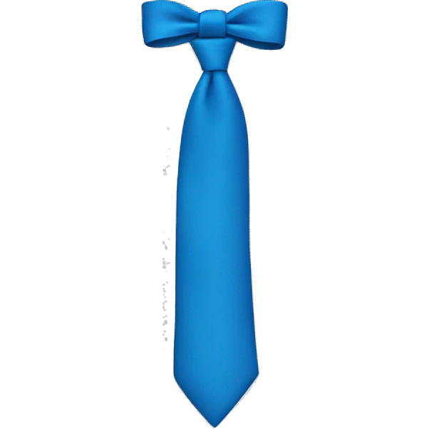 thin blue ties bow emoji