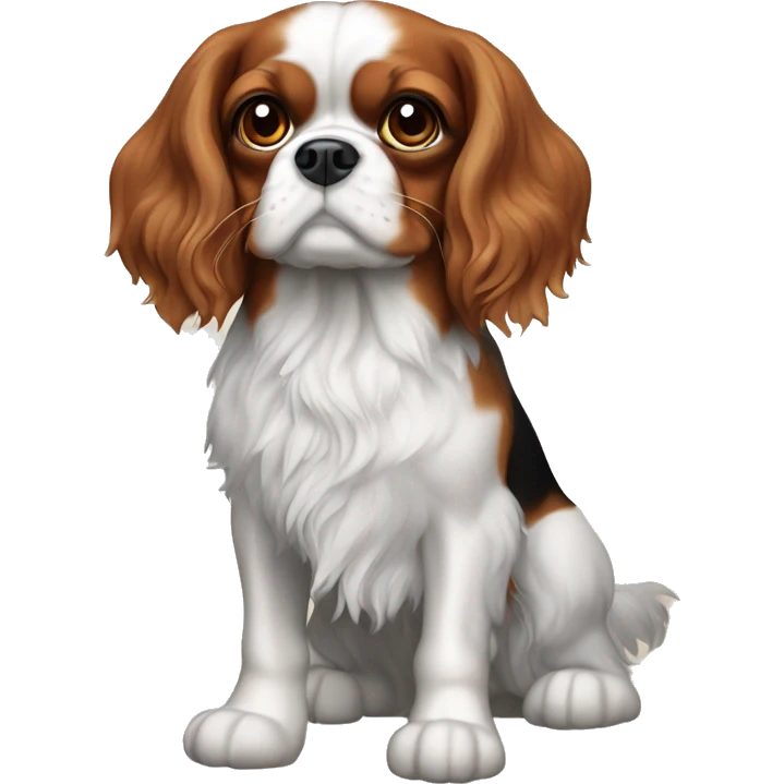 Cavalier King Charles Spaniel Blenheim  emoji