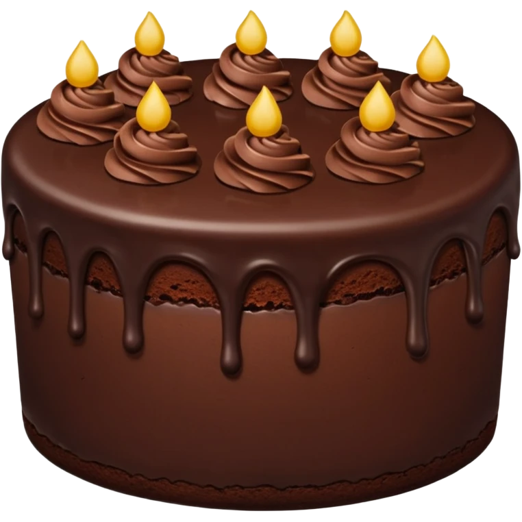 Chocolate cake emoji