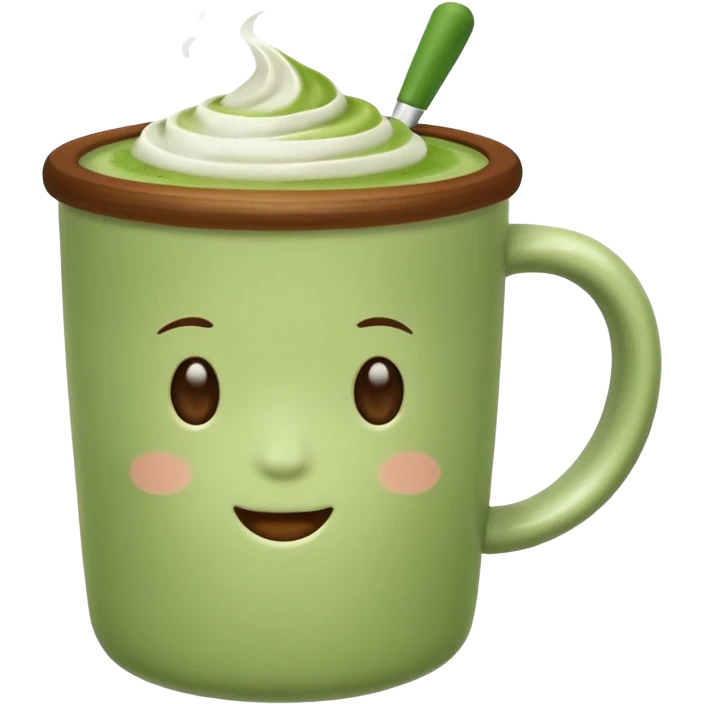 Matcha latte  emoji