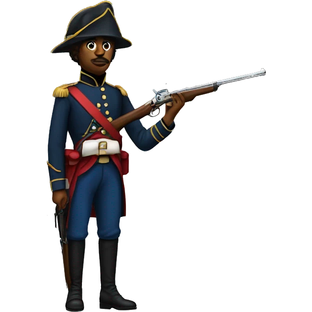 full length american civil war soldier emoji