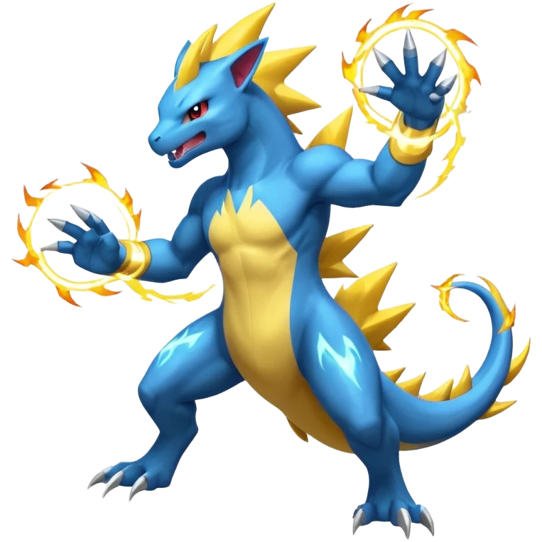 Electrike-Manectric-Salamence-fusion (full body) emoji