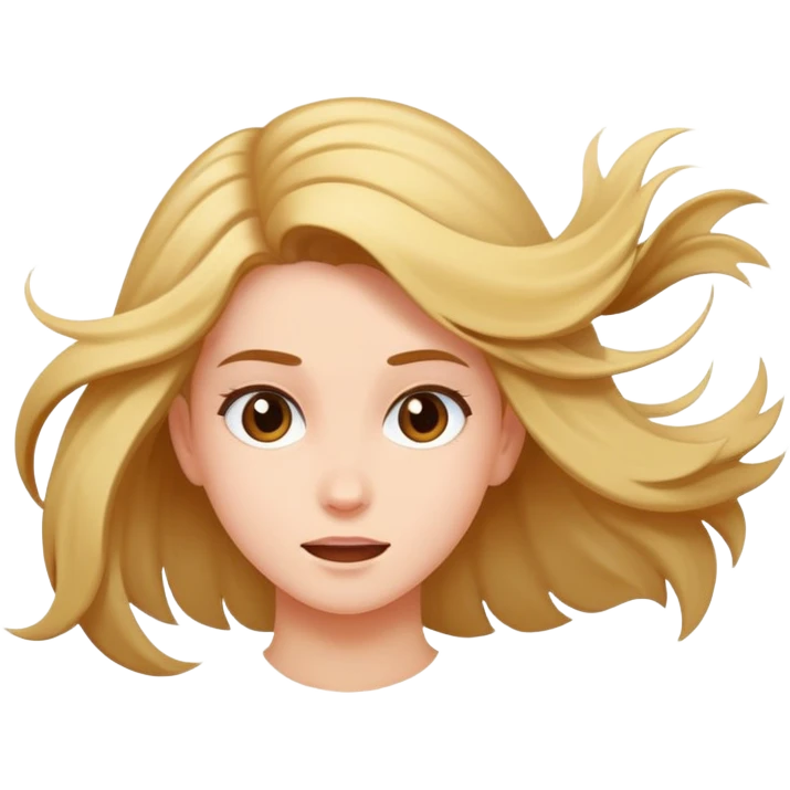 Girl flipping her hair  emoji