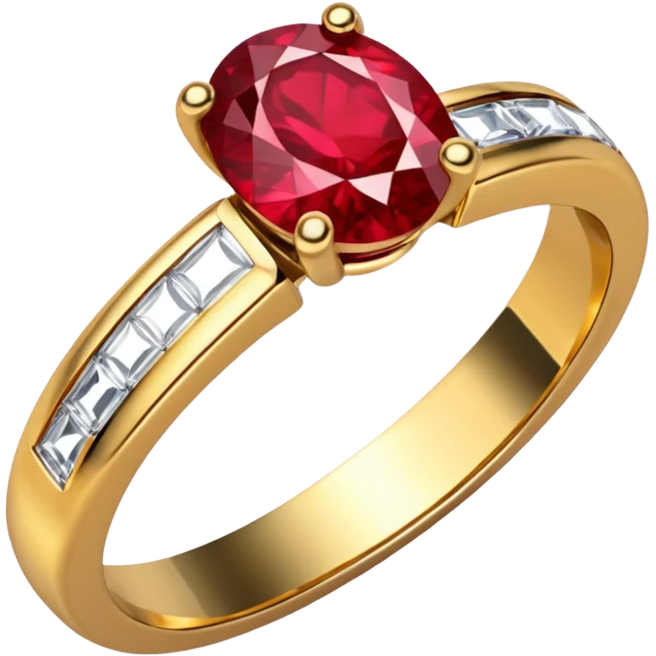 glitter rubi diamond married ring emoji