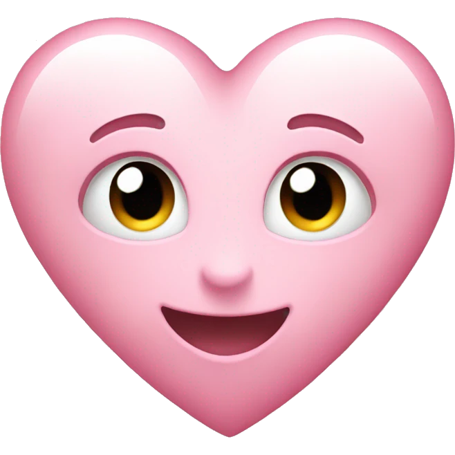 Light pink heart  emoji