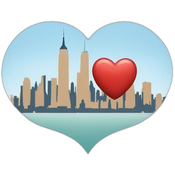 New york + heart emoji